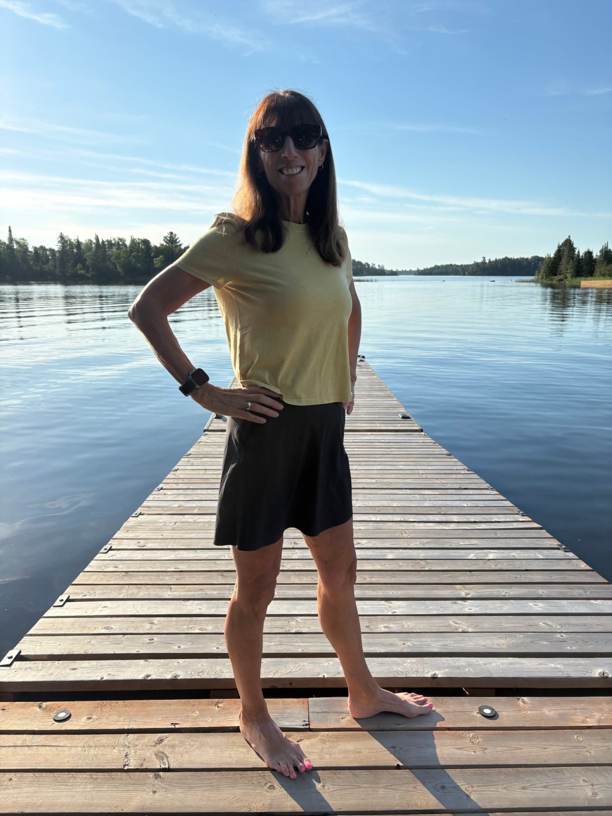 Margaret at the Dock, Lake of the Woods.